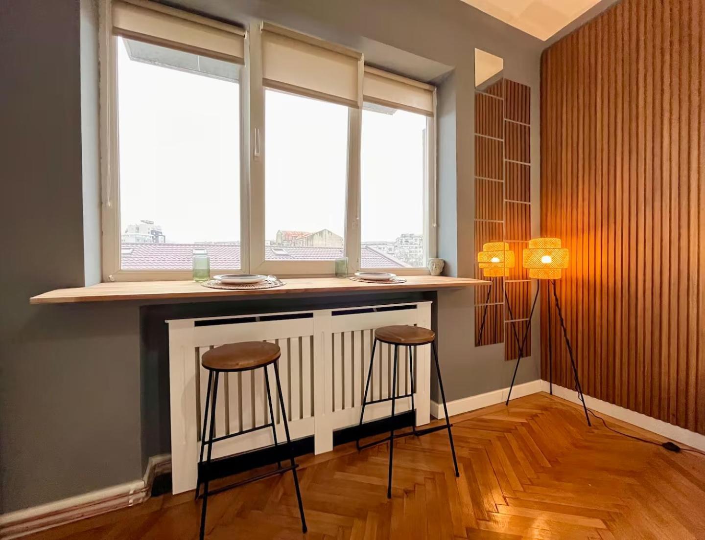 Woodie Studio With Premium Comfort By Piata Unirii Bukarest Kültér fotó